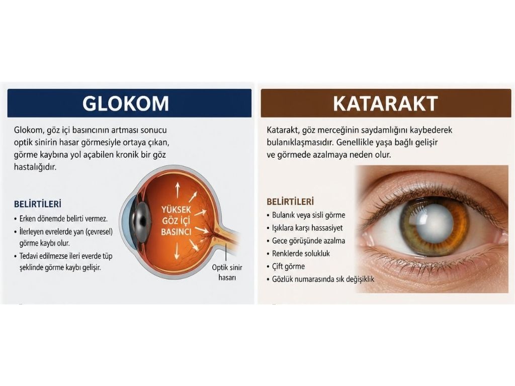 Katarakt ve Glokom Neden Sıklıkla Birlikte Görülür?